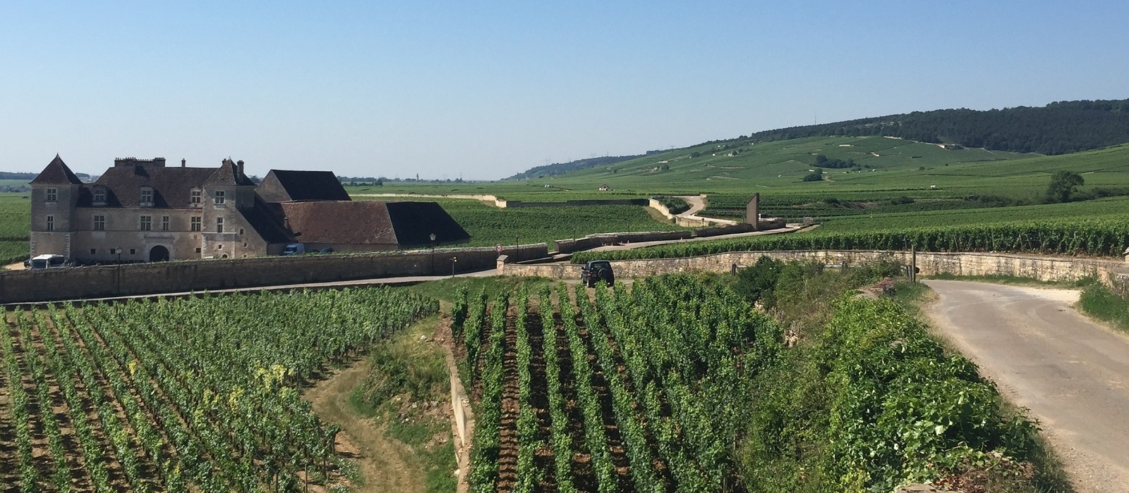 Château of the Clos de Vougeot, vineyard of Burgundy, UNESCO world heritage site